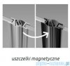 Radaway Idea 8 QL Black Kdd kabina 110x110cm czarny mat/szkło przejrzyste 10590110-54-01L/10590110-54-01R